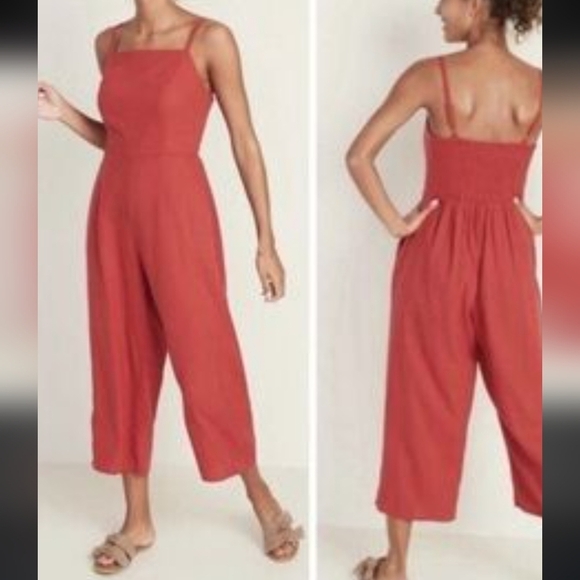 Old Navy Pants - Women's Red Jumpsuit Size M #649